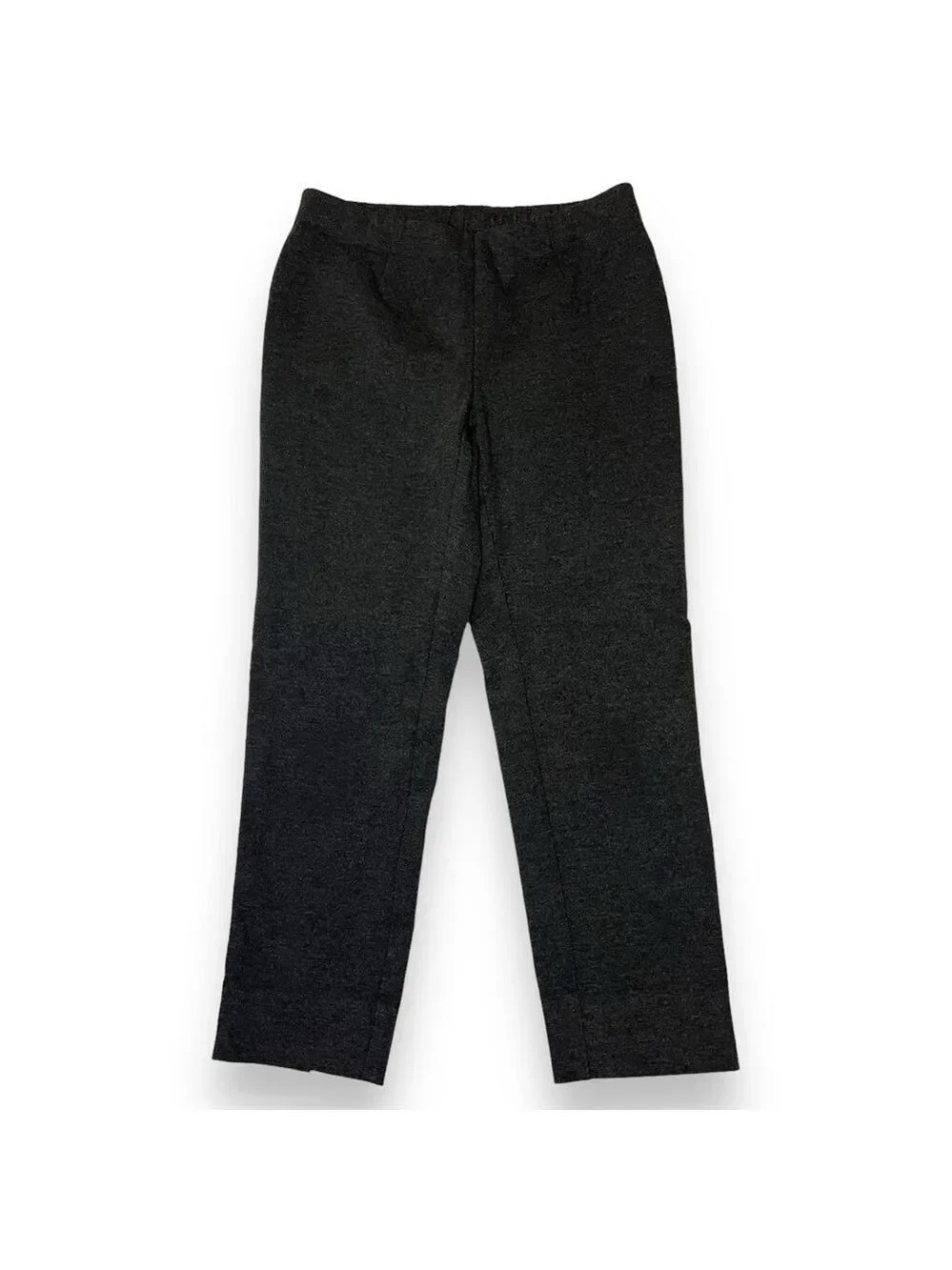 J. Jill Women's Ponte Knit Slim-Leg Pants Charcoal Size Small Petite